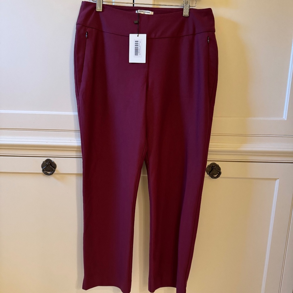 NWT Petite Principle pants - Garnet